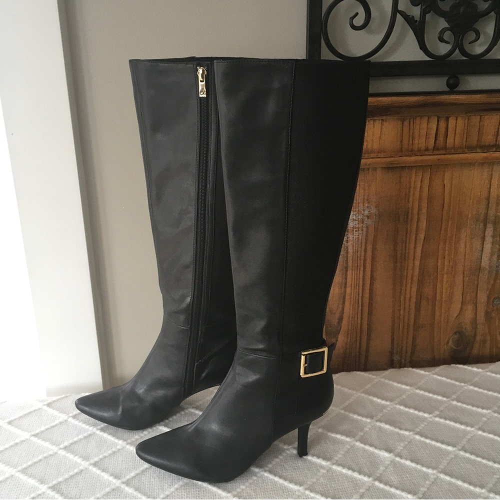 Calvin Klein heeled boots